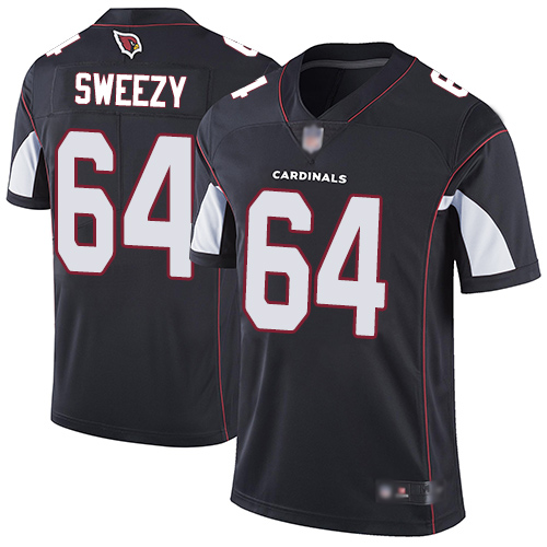 Arizona Cardinals Limited Black Men J.R. Sweezy Alternate Jersey NFL Football #64 Vapor Untouchable